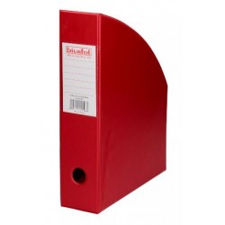 Pojemnik składany na dokumenty Biurfol PCV 7 cm czerwony