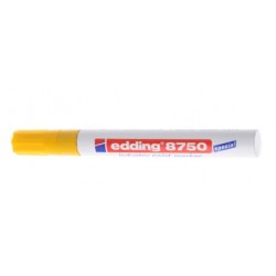 Marker olejowy Edding 8750 gruby 2-4mm - żółty
