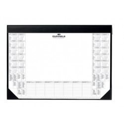 Podkład na biurko Durable z kalendarzem i notatnikiem czarny 59x42 mm 7291-01