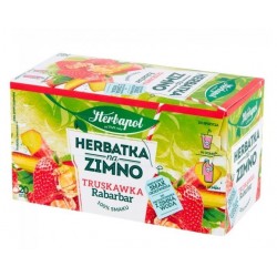 Herbata Herbapol na zimno/20 Truskawka / Rabarbar