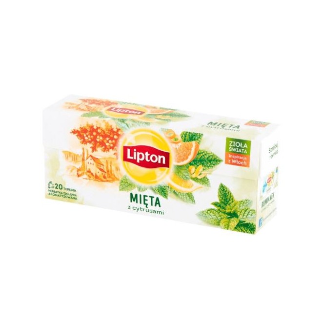 Herbata Lipton/20 ziołowa Mięta z cytrusami