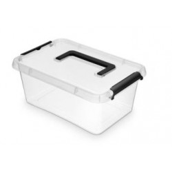 Pojemnik uniwersalny SimpleStoreBox z rączką 30l transparentny