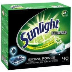 Tabletki do zmywarek Sunlight Expert Power / 40szt