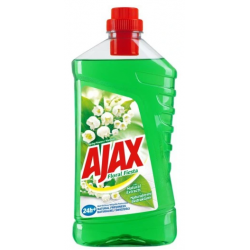 Płyn uniwersalny Ajax 1l Wiosenny Bukiet zielony 
(konwalia)