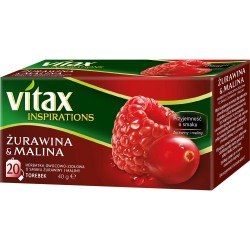 Herbata Vitax/20 żurawina & malina