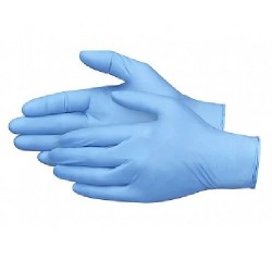 Rękawice nitrylowe L/100szt. niebieskie diagnostyczne Plast
