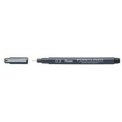 Cienkopis Pointliner Pentel S20P 0 3mm czarny
