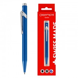 Długopis Caran d Ache 849 Gift Box metalowy niebieski