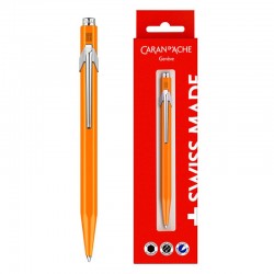 Długopis Caran d Ache 849 Gift Box Fluo Line metalowy pomarańczowy
