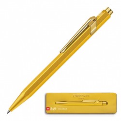 Długopis Caran d Ache 849 Gift Line złoty