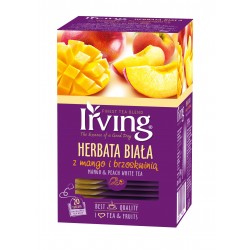 Herbata Irving biała - mango z brzoskwinią - 20 kopert