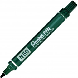 Marker permanentny Pentel N50 okrągły 1,5mm - zielony
