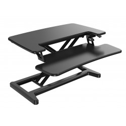 Biurko regulowane Unilux Ergo Desk 2 ergonomiczne czarne