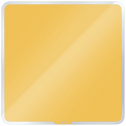 Szklana tablica magnetyczna Leitz Cosy żółta 45x45cm