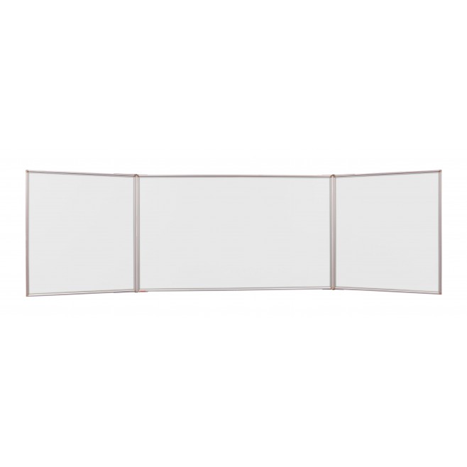 Tablica rozkładana Tryptyk 2x3 biała s-m 120x90cm w ramie aluminiowej MemoBe Prestige
