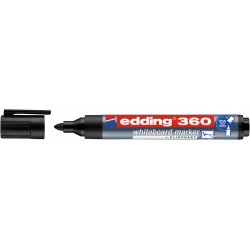 Marker suchościeralny Edding 360 okrągły 1,5-3mm - czarny