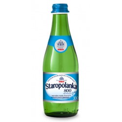 Woda Staropolanka 800 0,33l/12szt. niegazowana szklana butelka
