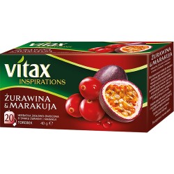 Herbata Vitax/20 Żurawina & Marakuja