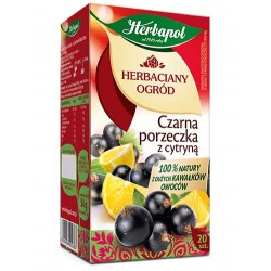 Herbata Herbapol/20t czarna porzeczka z cytryną