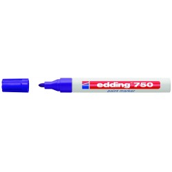 Pisak z farbą Edding 750 gruby fioletowy  2-4mm