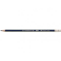Ołówek techniczny HB Faber Castell Goldfaber niebieski - z gumką