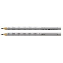 Ołówek Faber Castell Jumbo Grip B srebrny