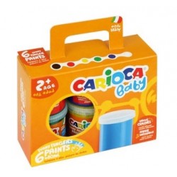 Farby do malowania palcami 6k Carioca