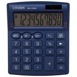 Kalkulator Citizen SDC-810NRNVE niebieski 10-pozycyjny