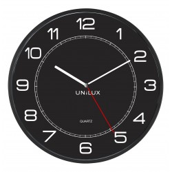Zegar Unilux Mega czarny 57,5cm widoczność 180 m