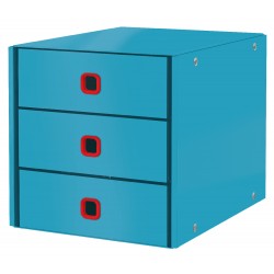 Pojemnik z 3 szufladami Leitz Click & Store Cosy  niebieski