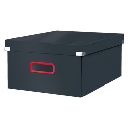 Pudełko do przechowywania Leitz Click & Store Cosy duże (369 x 200 x 482 mm) - szare