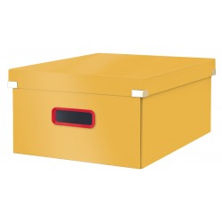 Pudełko do przechowywania Leitz Click & Store Cosy duże (369 x 200 x 482 mm) - żółte