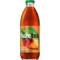 Napój FUZETEA brzoskwinia hibiskus, butelka szklana zwrotna 0,25L / 1 szt