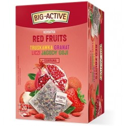 Herbata Big-Active 20t Red Fruits truskawka  granat  liczi i jagody goji z guaraną