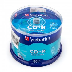 Płyta CD-R Verbatim/50 cake 700MB 52x spindle 43787
