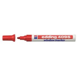 Mazak kredowy Edding 4095 okrągła końcówka 2-3mm czerwony