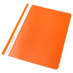Skoroszyt plastikowy twardy PCV Biuro Plus - pomarańczowy