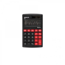 Kalkulator kieszonkowy Maul M8 - 8 pozycyjny (11,5 x 6,9 x 1,0 cm) - czarny