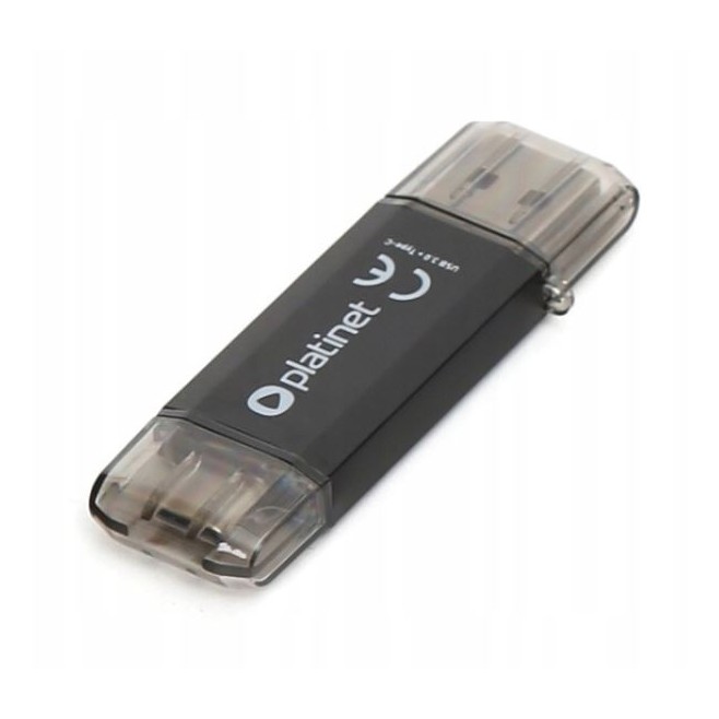 Pamięć Pendrive 128GB Platinet USB 3.0 Type-C czarny