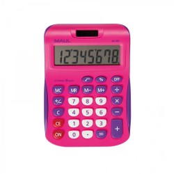 Kalkulator biurkowy Maul MJ550 Junior - 8 pozycyjny (15,5 x 11,0 x 2,5 cm) - różowy