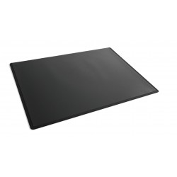 Podkład na biurko 530x400 mm z przezroczystą nakładką PP, czarny