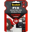 Taśma dwustronna montażowa Scotch-Fix 19mm x 5m - czarna (max 13kg)