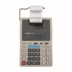 Kalkulator z drukarką Maul MPP32 - 12 pozycyjny (22,6 x 14,7 x 6,8 cm) - szary