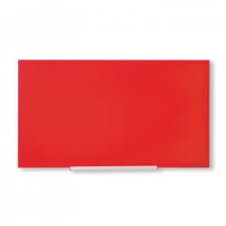 Tablica szklana Nobo Impression Pro s-m 68x38cm czerwona

