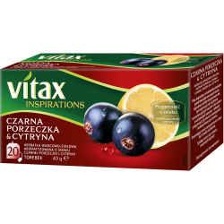 Herbata Vitax Inspirations/20t Czarna Porzeczka & Cytryna