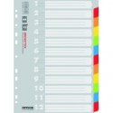 Przekładki Office Products A4 12 kart kartonowe mix kolor