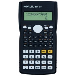 Kalkulator naukowy Maul MSC240 - 12 pozycyjny , 2 liniowy - czarny