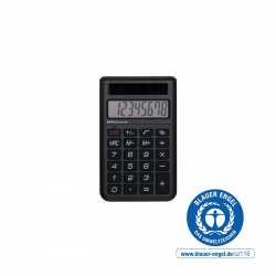 Kalkulator kieszonkowy Maul Eco 250 - 8 pozycyjny (cm) - czarny