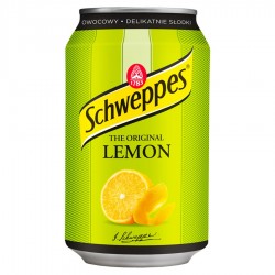 Schweppes Lemon napój gazowany o smaku cytrusowym 330 ml