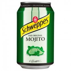 Schweppes Mojito napój gazowany puszka 330ml.